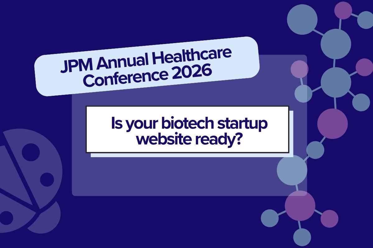 Biotech Website Designs for Investors JPM Annual Healthcare Conference 2026.