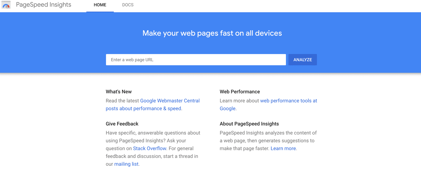 Web Design Trends 2020, Google Page Speed