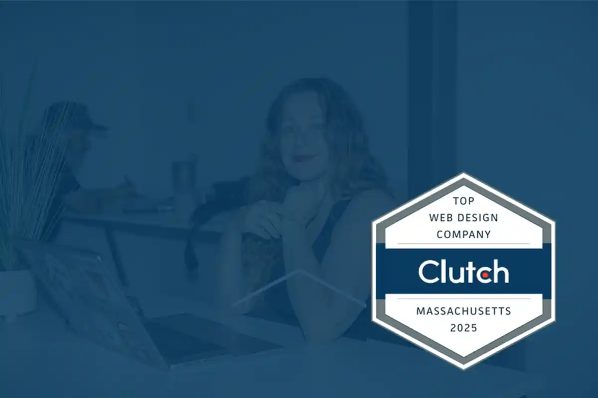 best web designer in Massachusetts by Clutch.co featured image.