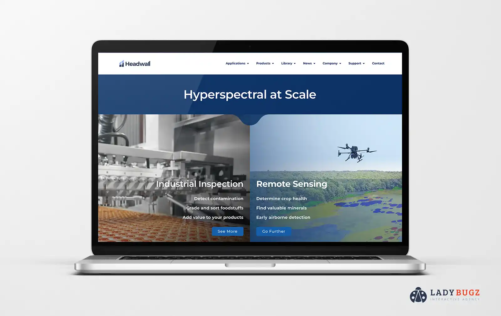 Headwall Manufacturing Website Redesign