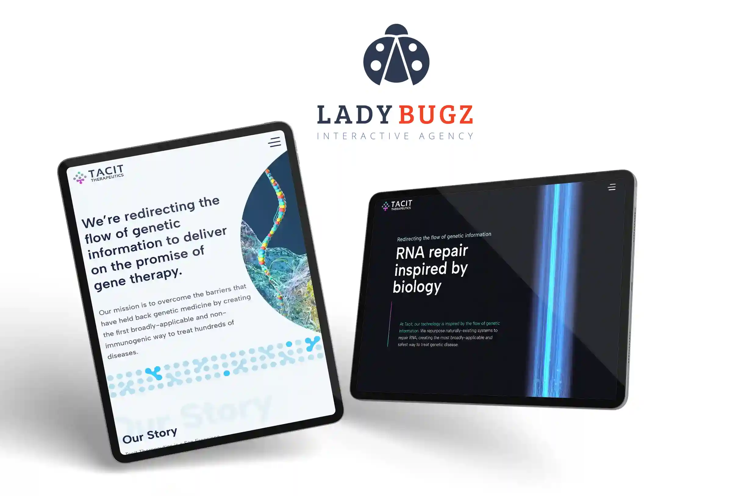 Tacit Therapeutics tablet website examples